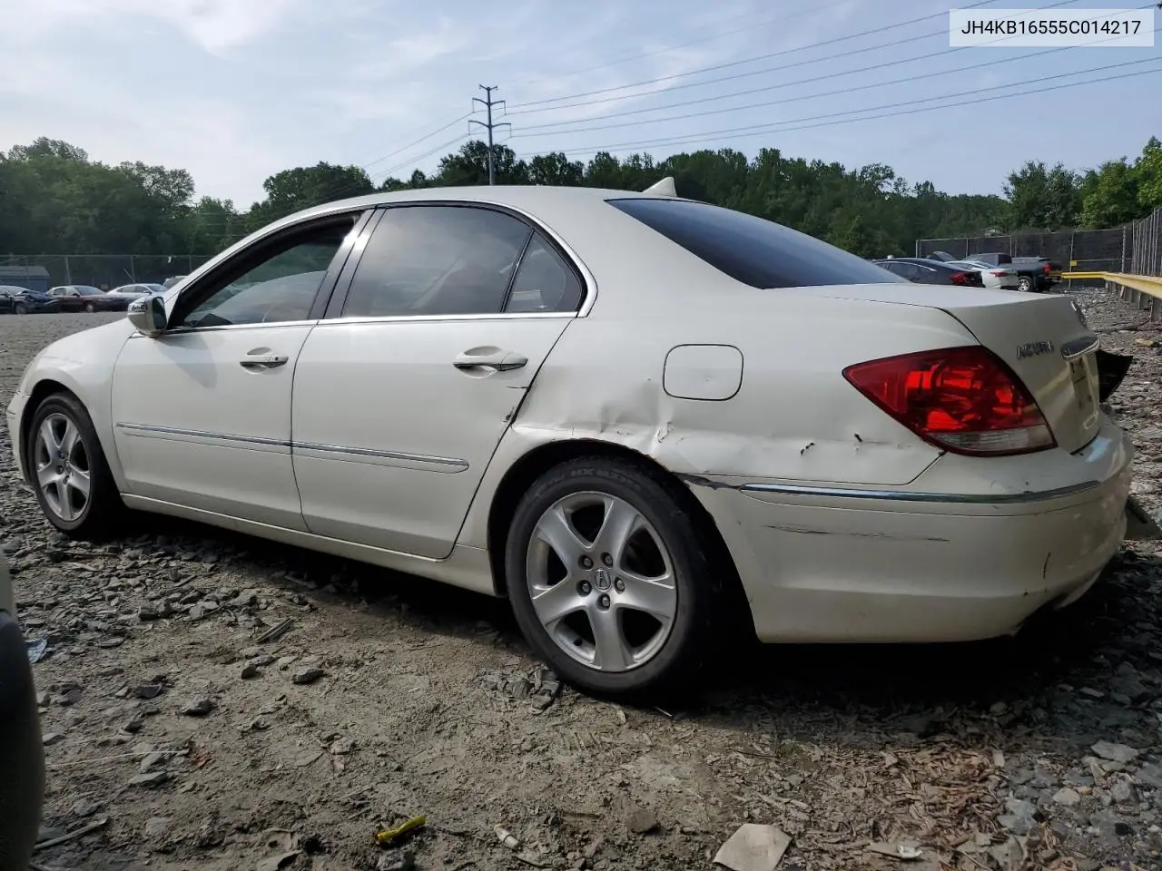 2005 Acura Rl VIN: JH4KB16555C014217 Lot: 59877005