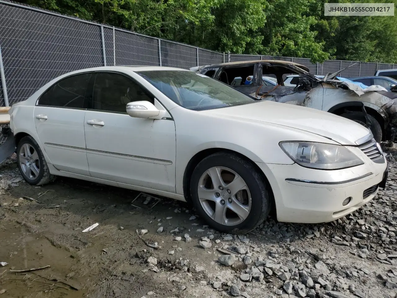 2005 Acura Rl VIN: JH4KB16555C014217 Lot: 59877005