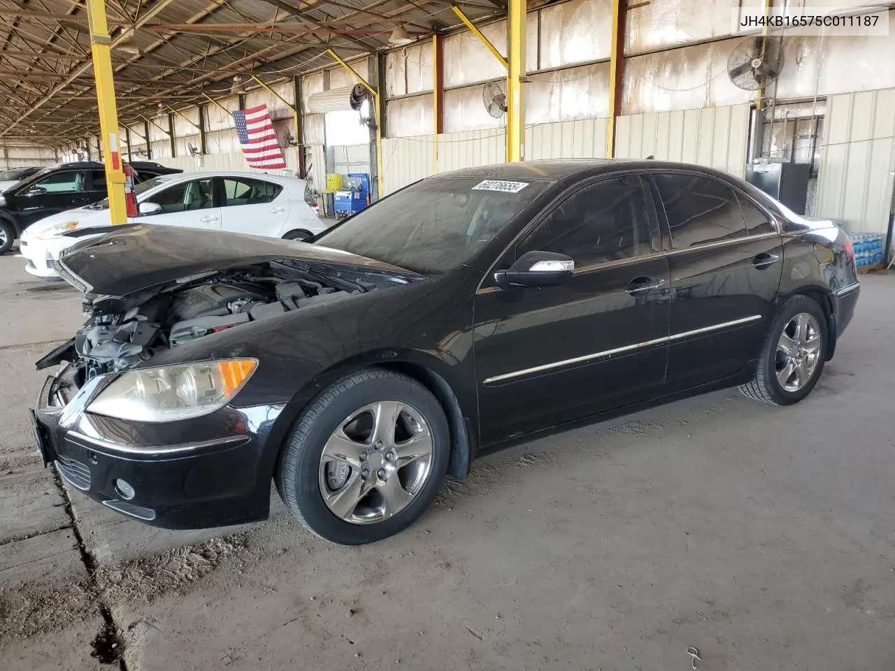 2005 Acura Rl VIN: JH4KB16575C011187 Lot: 60276655