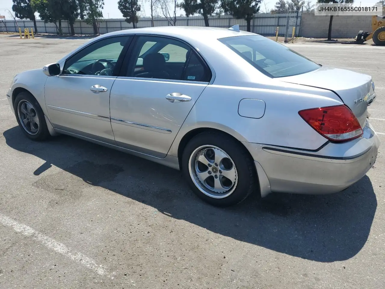 2005 Acura Rl VIN: JH4KB16555C018171 Lot: 61022135