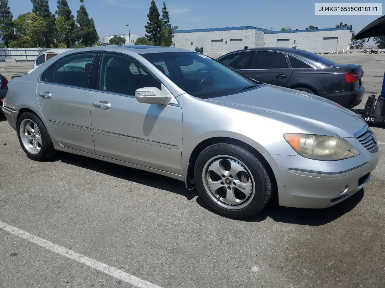2005 Acura Rl VIN: JH4KB16555C018171 Lot: 61022135