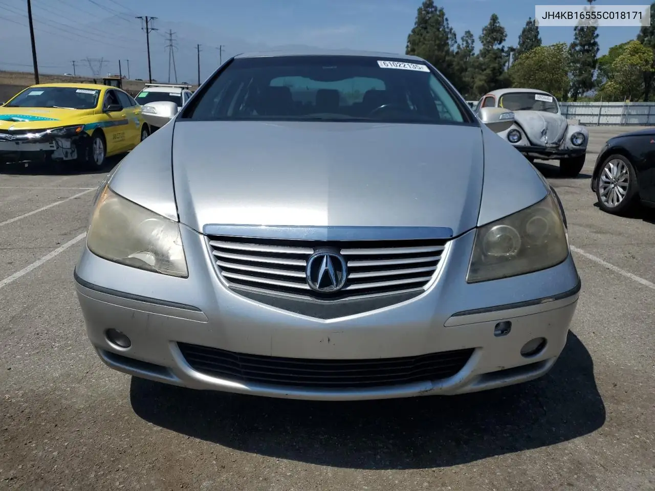 2005 Acura Rl VIN: JH4KB16555C018171 Lot: 61022135