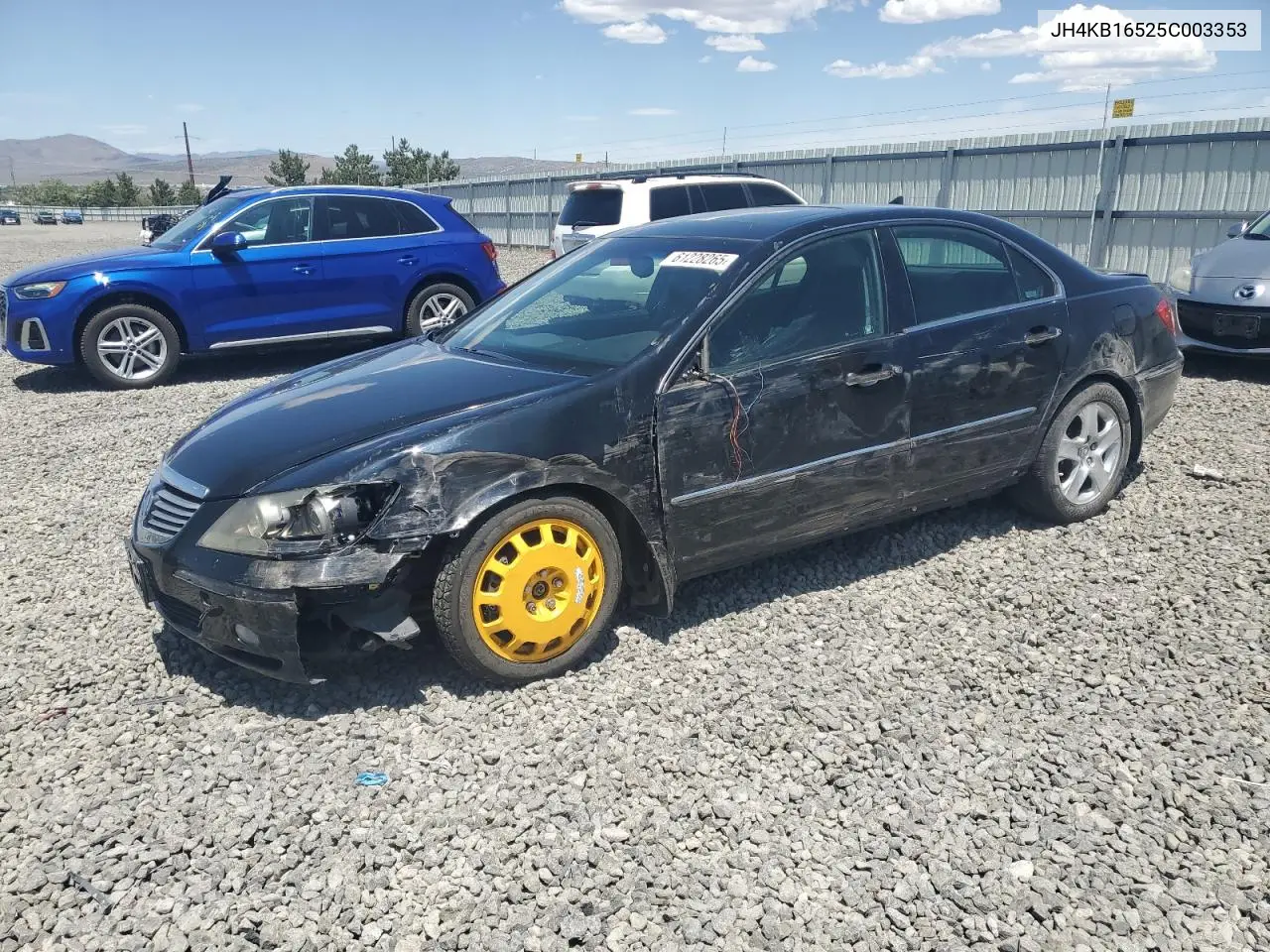 2005 Acura Rl VIN: JH4KB16525C003353 Lot: 61228265