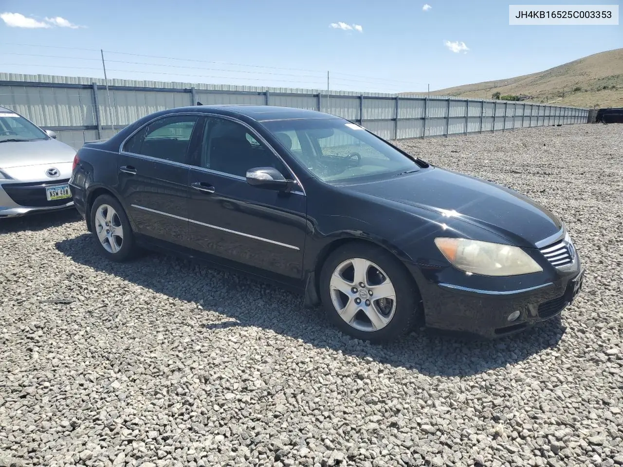 2005 Acura Rl VIN: JH4KB16525C003353 Lot: 61228265
