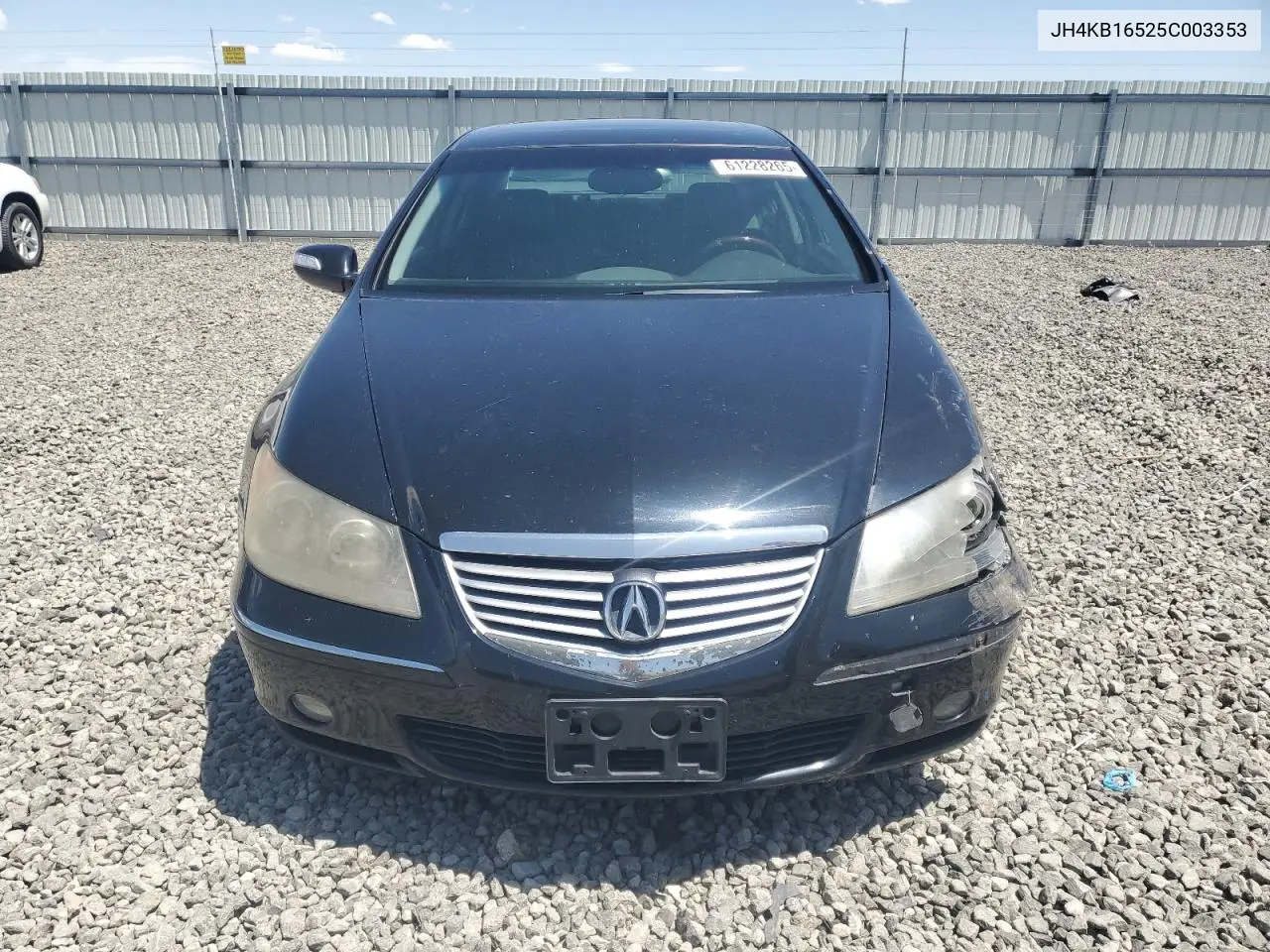 2005 Acura Rl VIN: JH4KB16525C003353 Lot: 61228265