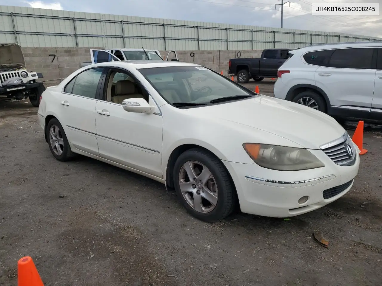 2005 Acura Rl VIN: JH4KB16525C008245 Lot: 64973945
