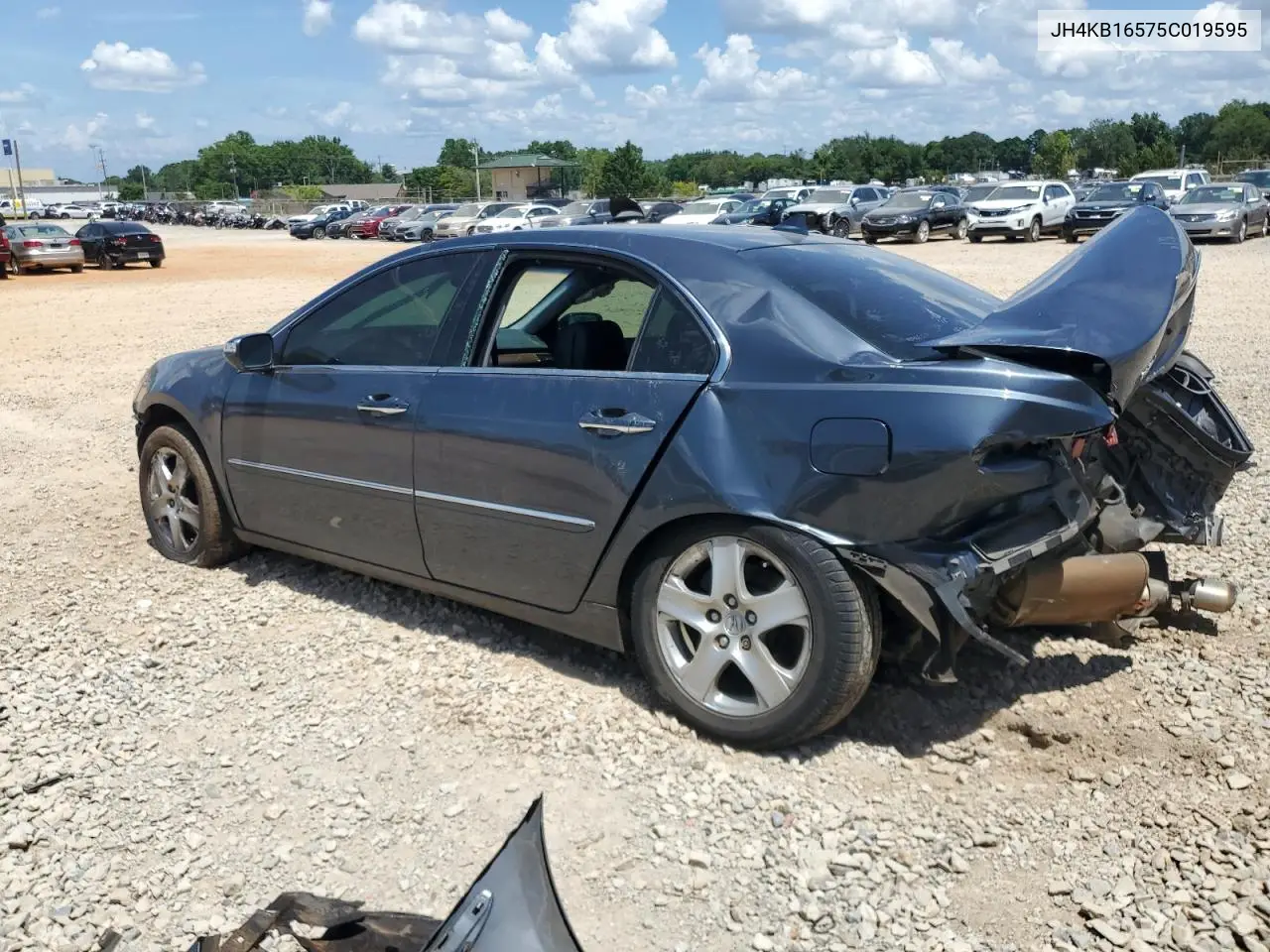 2005 Acura Rl VIN: JH4KB16575C019595 Lot: 64974045