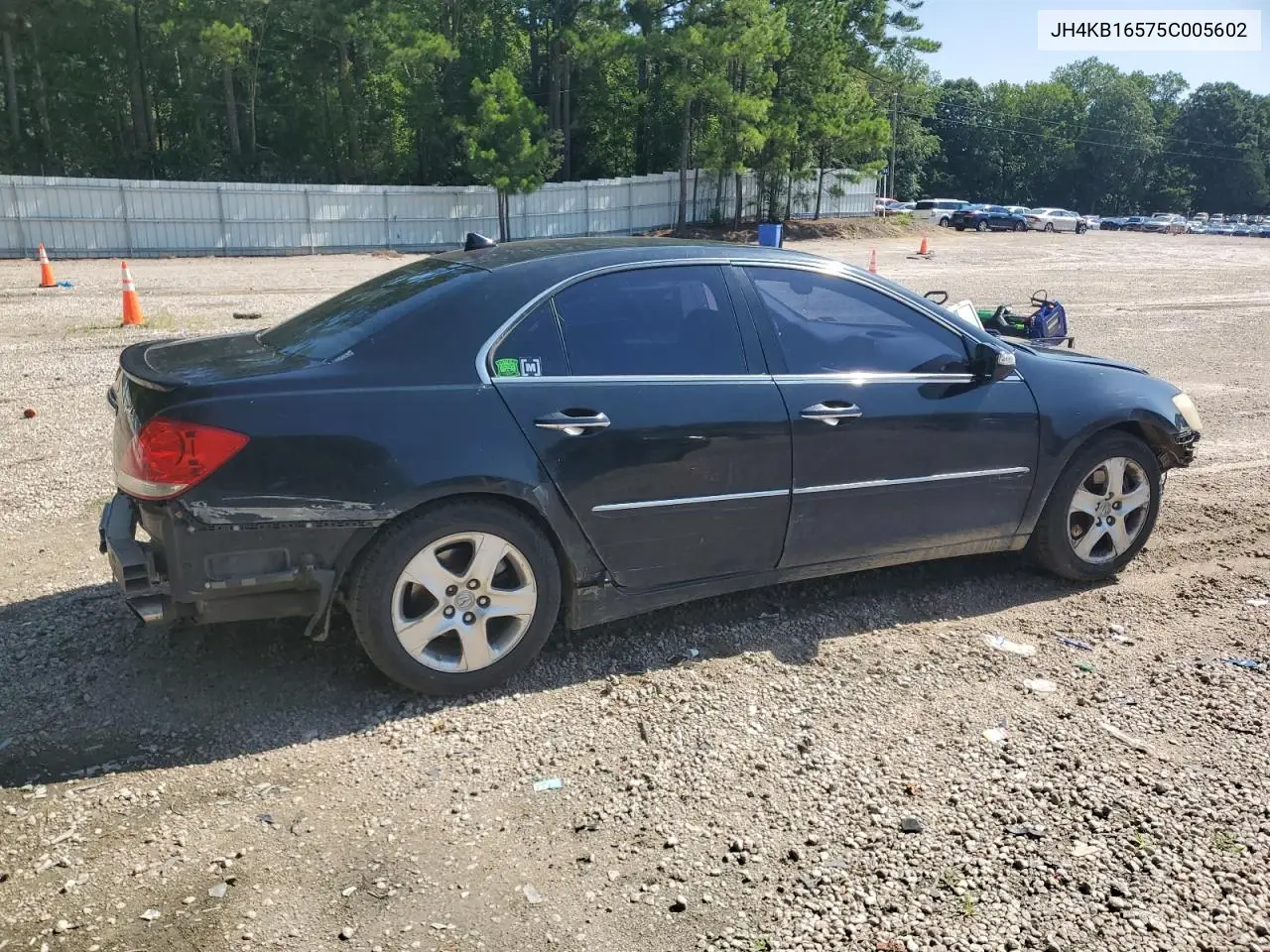 2005 Acura Rl VIN: JH4KB16575C005602 Lot: 65503915