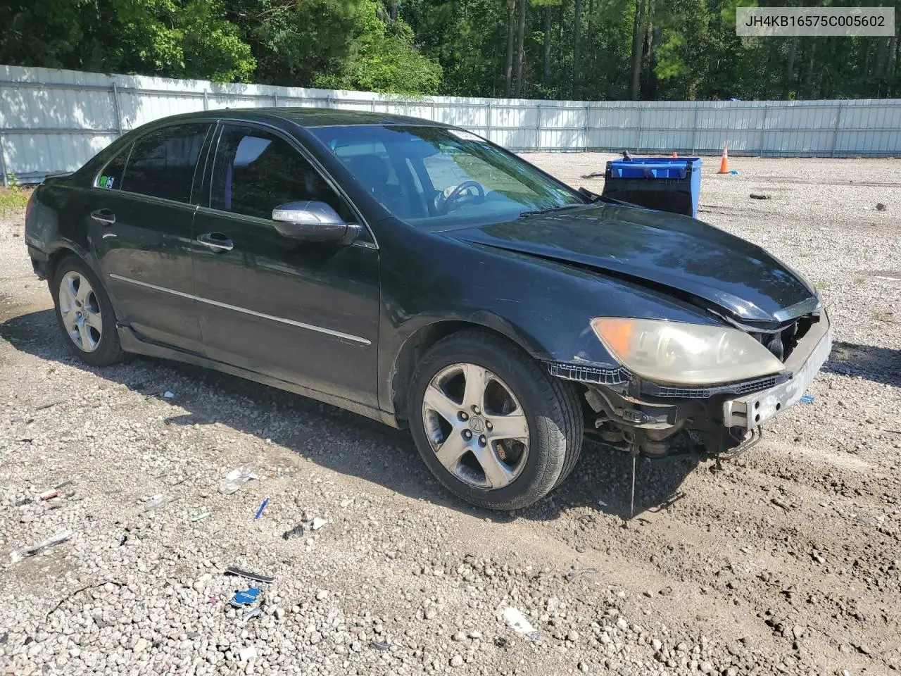 2005 Acura Rl VIN: JH4KB16575C005602 Lot: 65503915