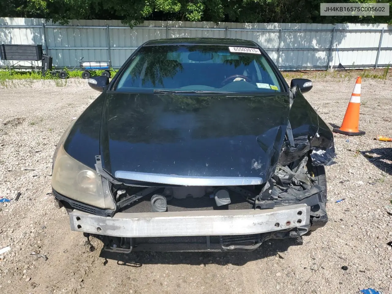 2005 Acura Rl VIN: JH4KB16575C005602 Lot: 65503915