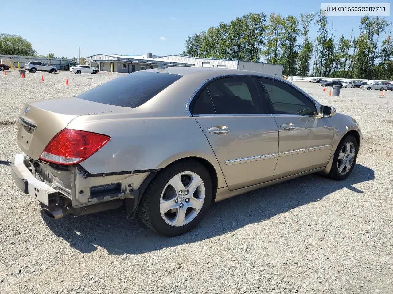 2005 Acura Rl VIN: JH4KB16505C007711 Lot: 65974095