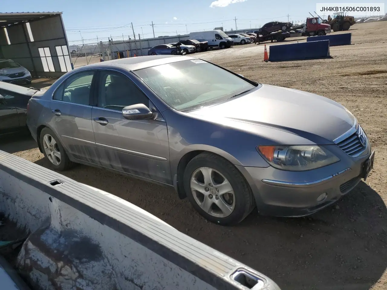 2006 Acura Rl VIN: JH4KB16506C001893 Lot: 47637845