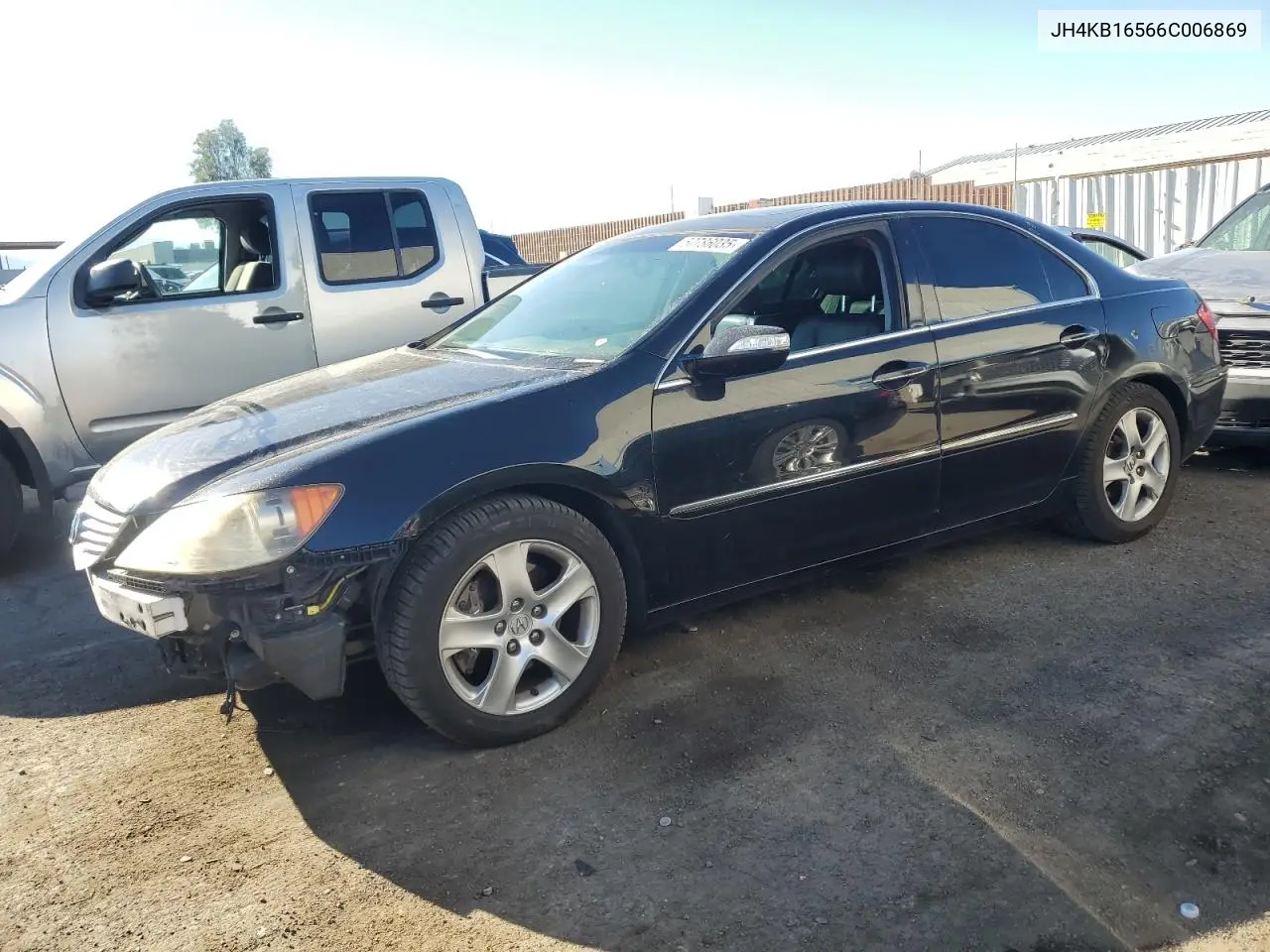 2006 Acura Rl VIN: JH4KB16566C006869 Lot: 50786035