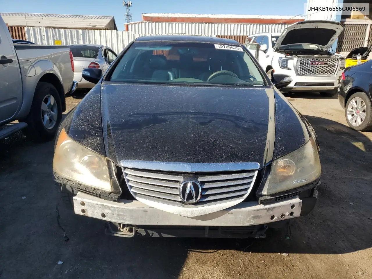 2006 Acura Rl VIN: JH4KB16566C006869 Lot: 50786035