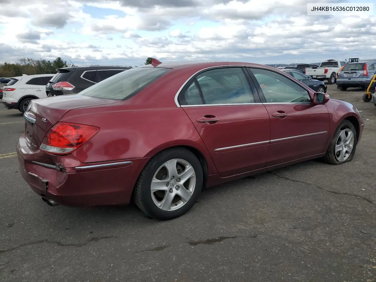 2006 Acura Rl VIN: JH4KB16536C012080 Lot: 53003235