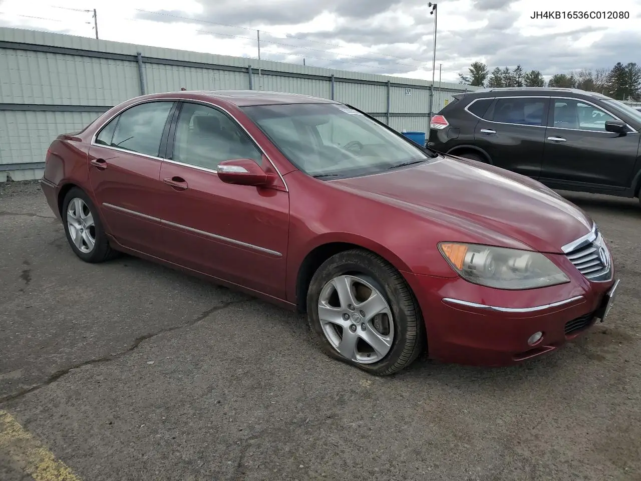 2006 Acura Rl VIN: JH4KB16536C012080 Lot: 53003235