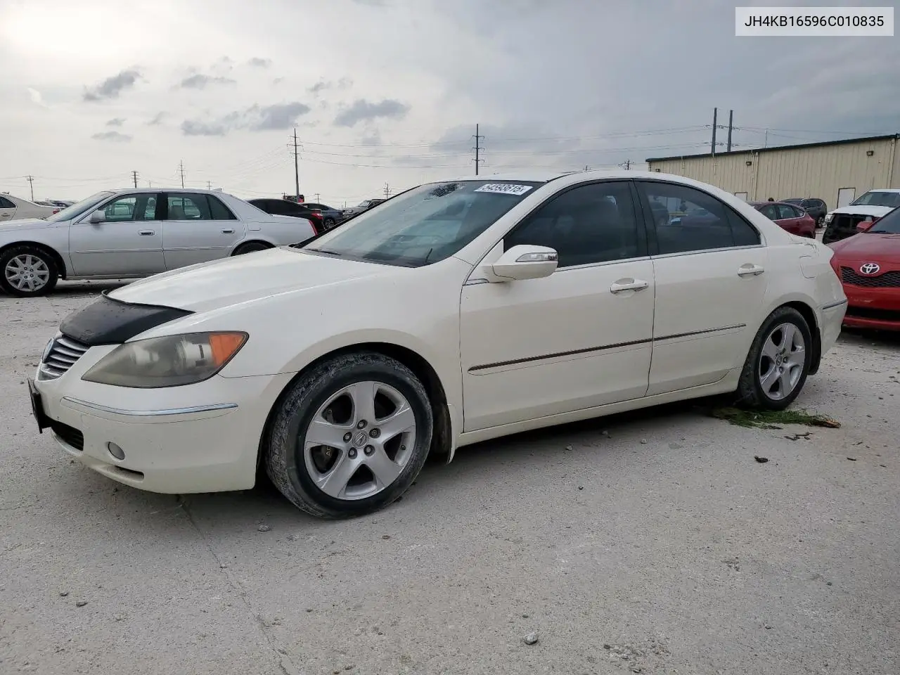 2006 Acura Rl VIN: JH4KB16596C010835 Lot: 54593615