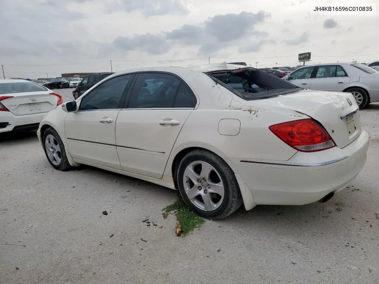 2006 Acura Rl VIN: JH4KB16596C010835 Lot: 54593615