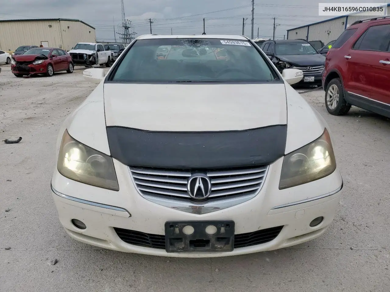 2006 Acura Rl VIN: JH4KB16596C010835 Lot: 54593615