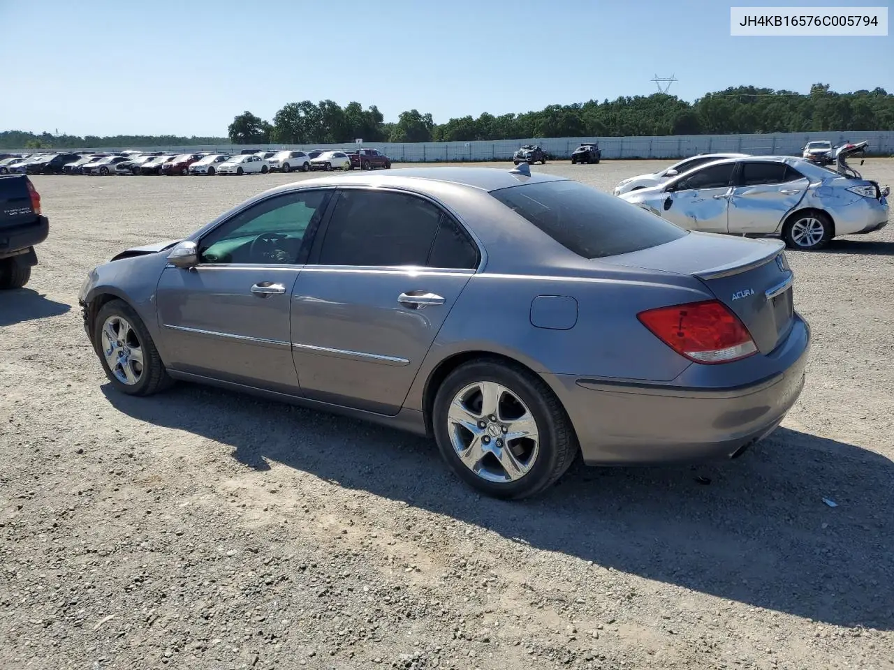 2006 Acura Rl VIN: JH4KB16576C005794 Lot: 55167965
