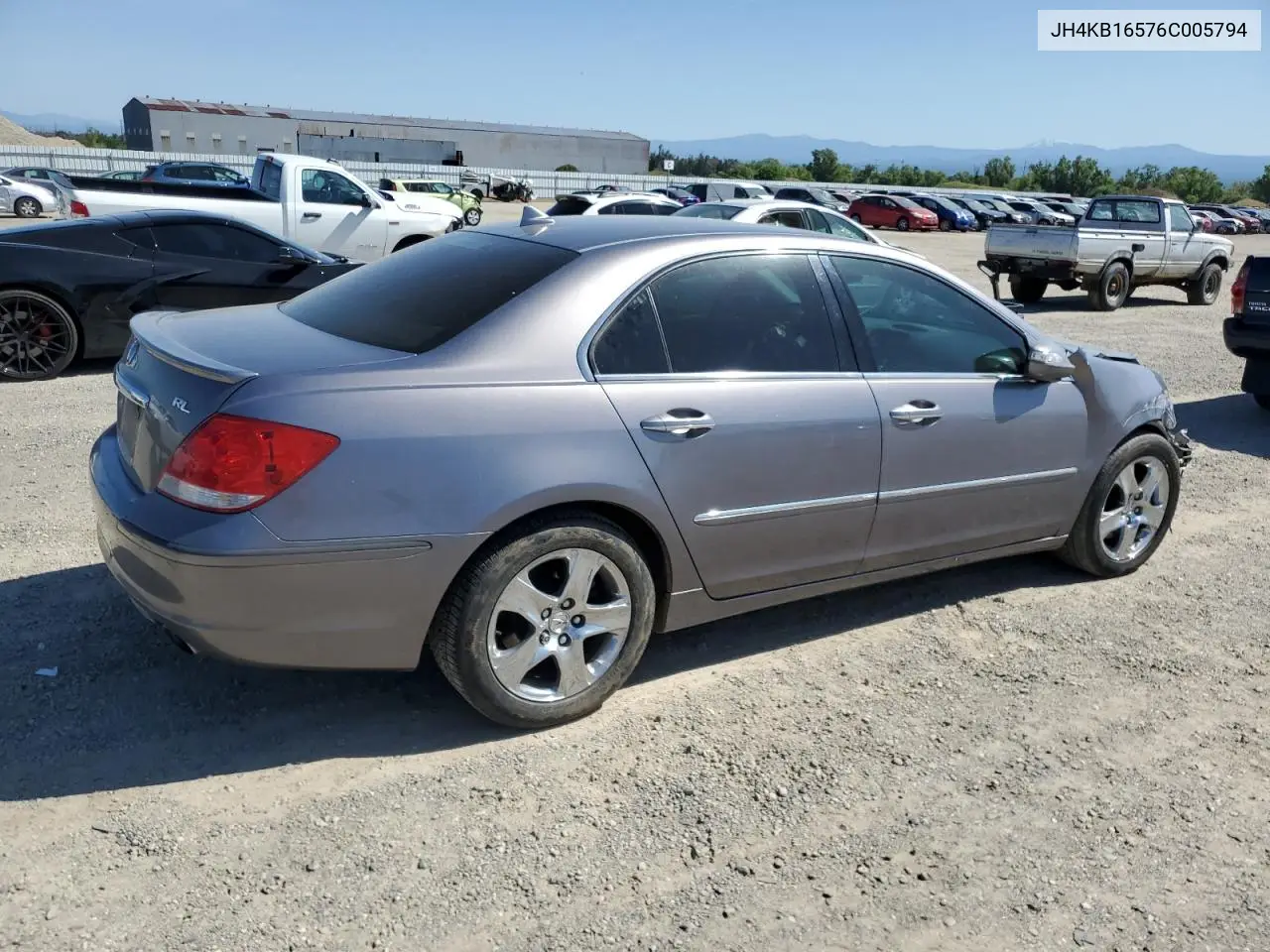 2006 Acura Rl VIN: JH4KB16576C005794 Lot: 55167965