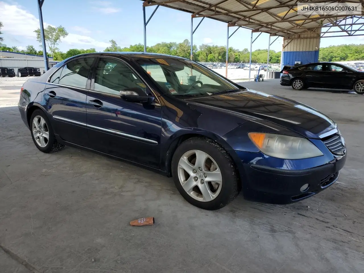 2006 Acura Rl VIN: JH4KB16506C007631 Lot: 55304945