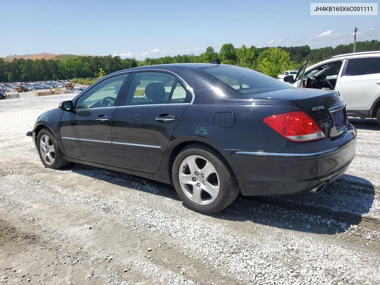 2006 Acura Rl VIN: JH4KB165X6C001111 Lot: 55739065
