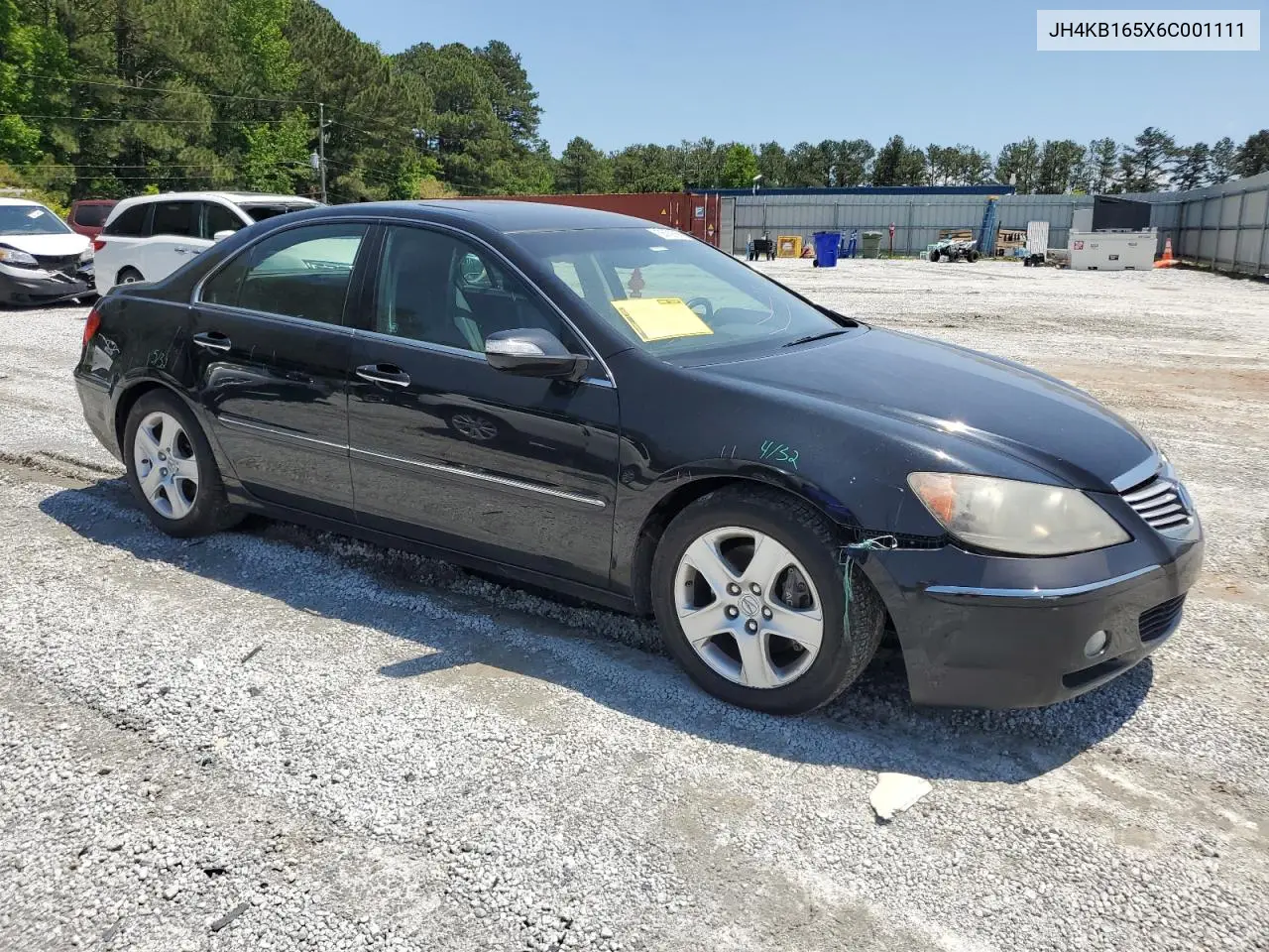 2006 Acura Rl VIN: JH4KB165X6C001111 Lot: 55739065