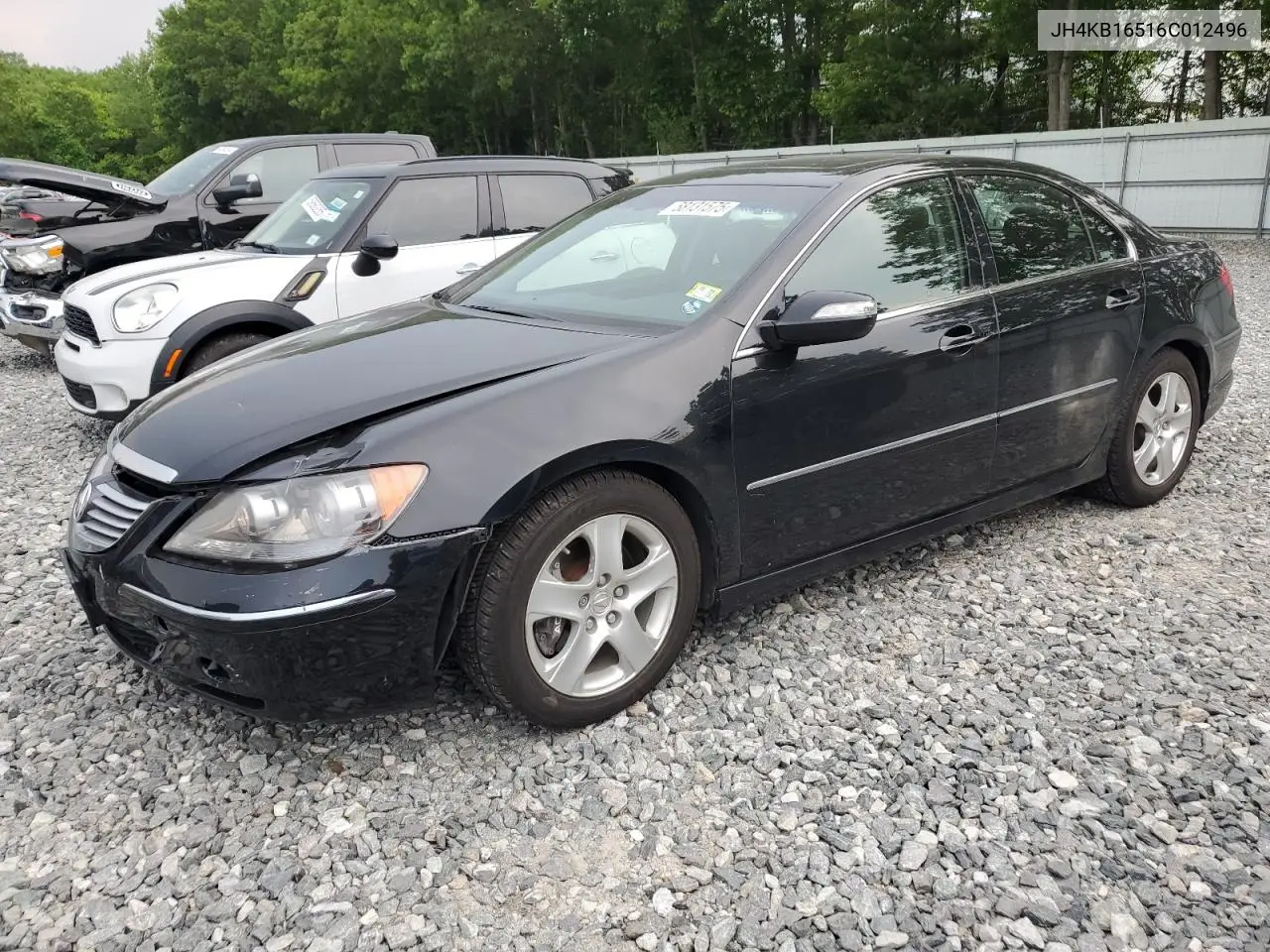 2006 Acura Rl VIN: JH4KB16516C012496 Lot: 58131575