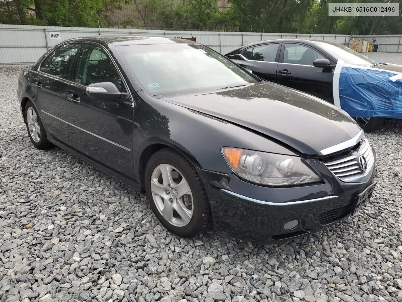 2006 Acura Rl VIN: JH4KB16516C012496 Lot: 58131575