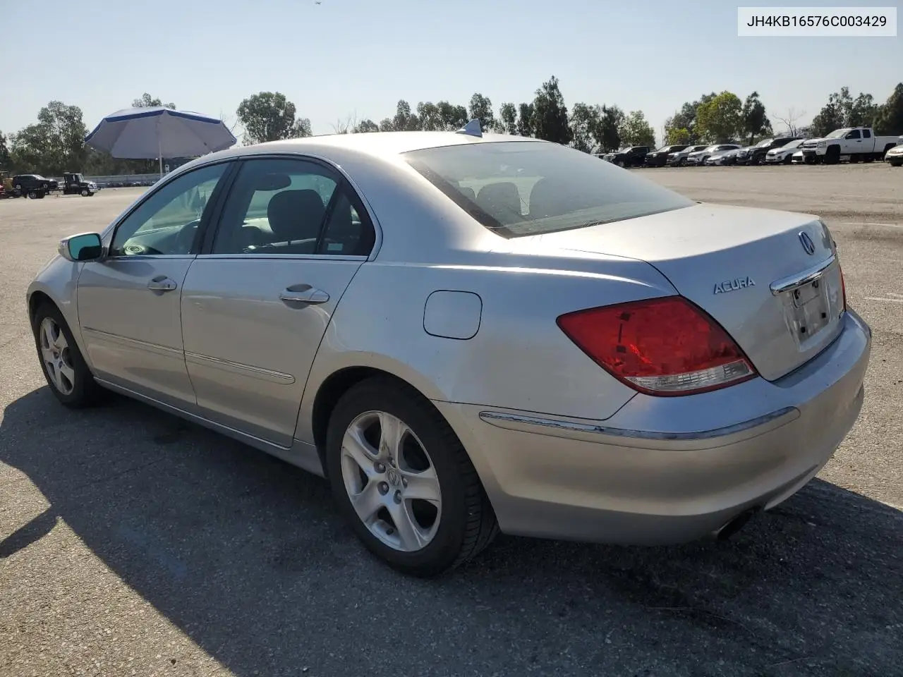 2006 Acura Rl VIN: JH4KB16576C003429 Lot: 59380275