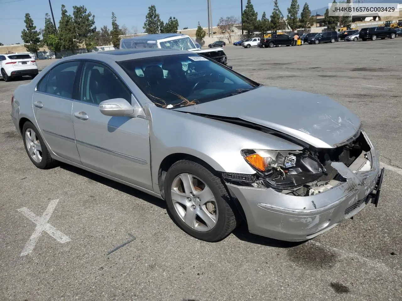 2006 Acura Rl VIN: JH4KB16576C003429 Lot: 59380275