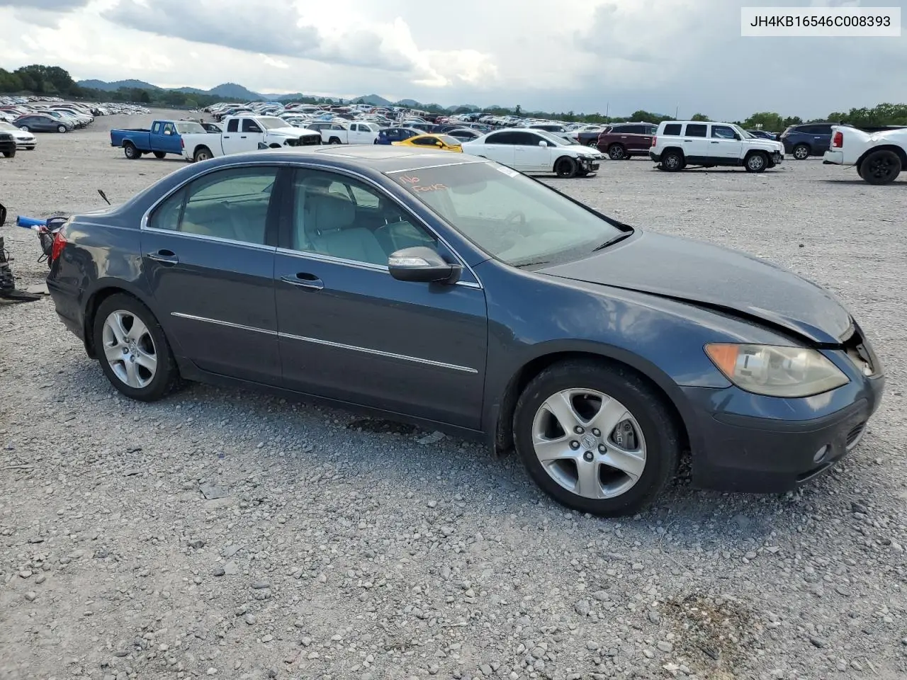 2006 Acura Rl VIN: JH4KB16546C008393 Lot: 60930345