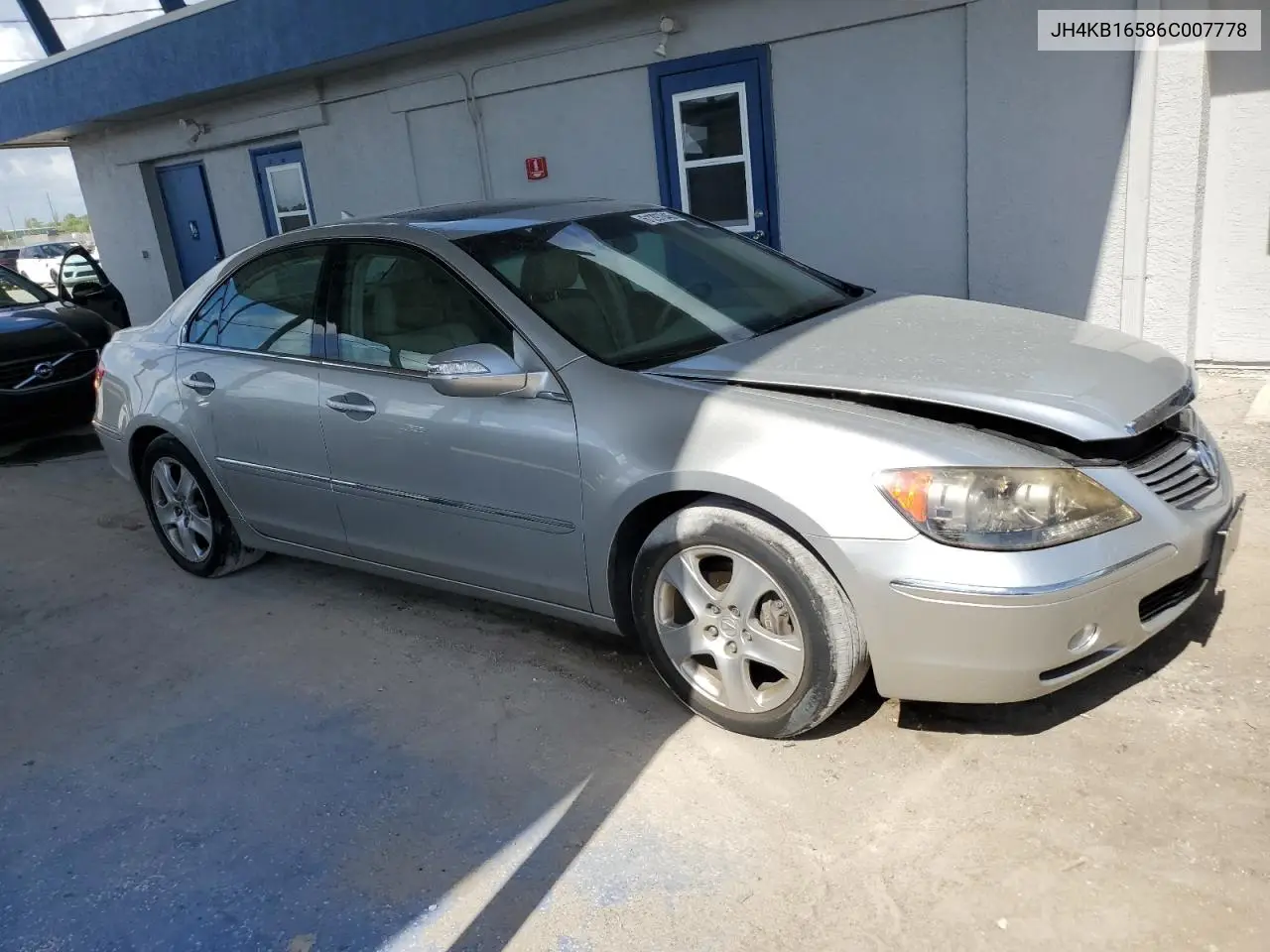 2006 Acura Rl VIN: JH4KB16586C007778 Lot: 61297845