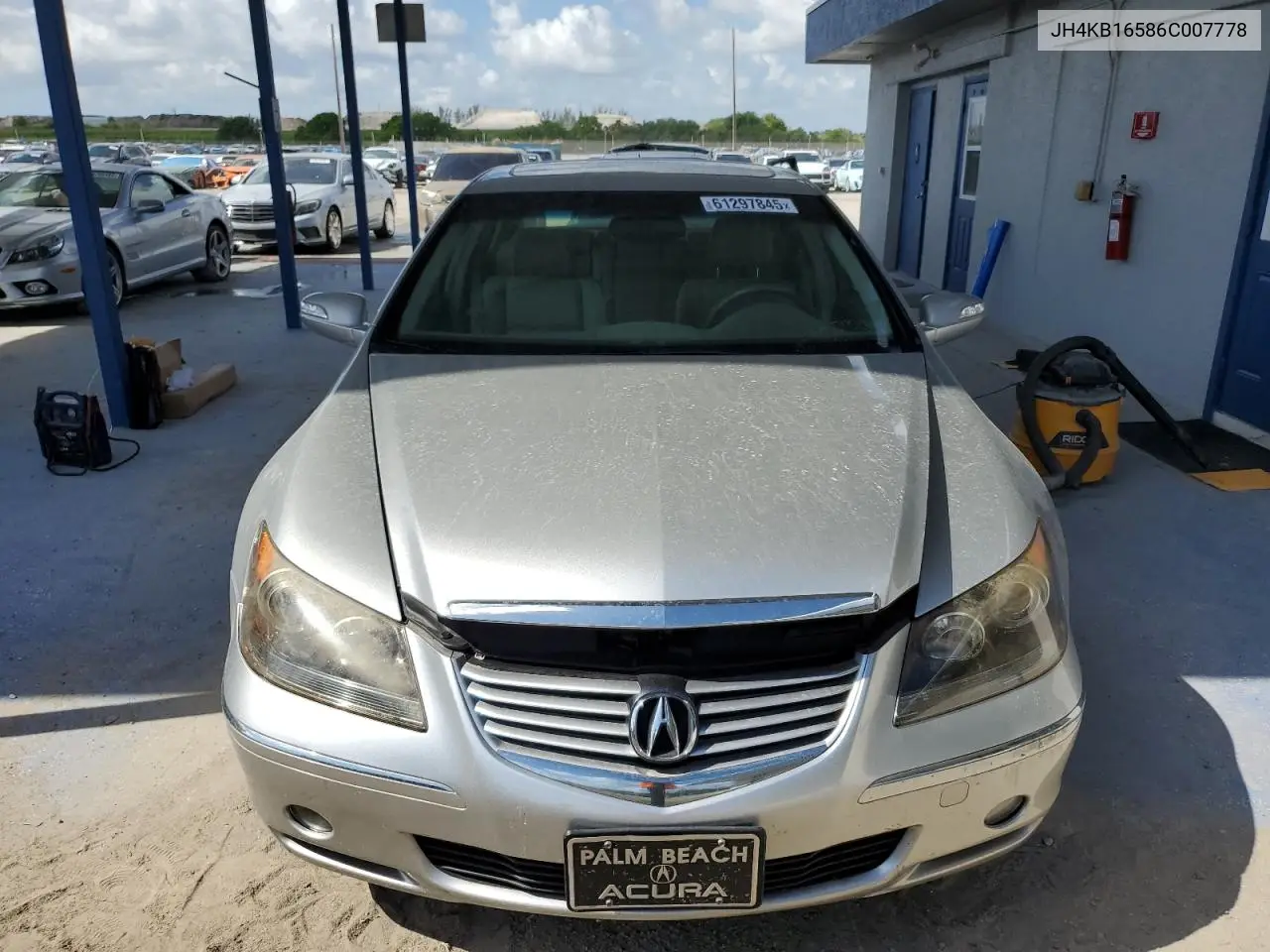 2006 Acura Rl VIN: JH4KB16586C007778 Lot: 61297845