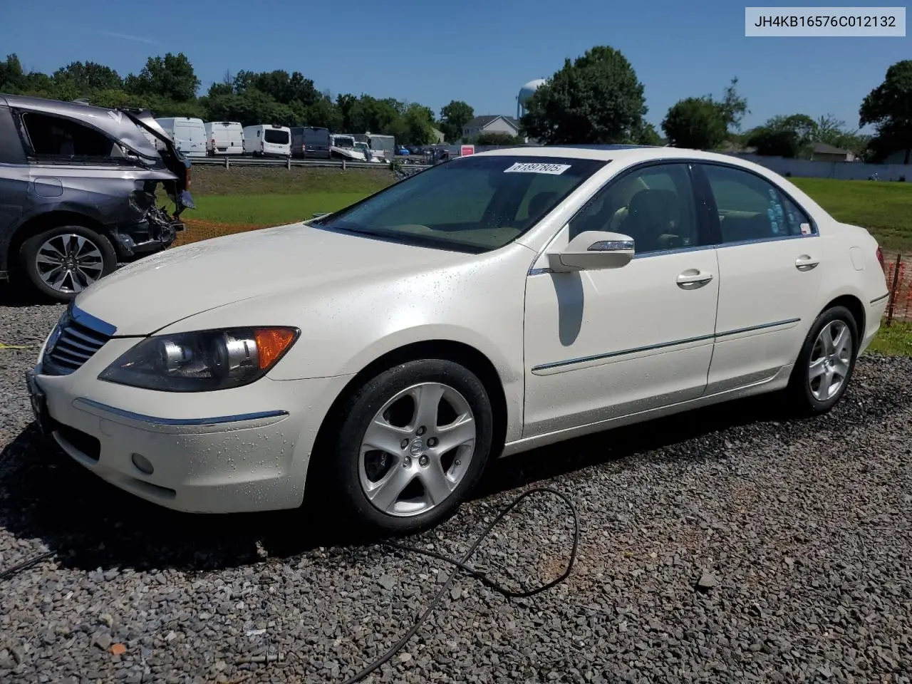 2006 Acura Rl VIN: JH4KB16576C012132 Lot: 61897805