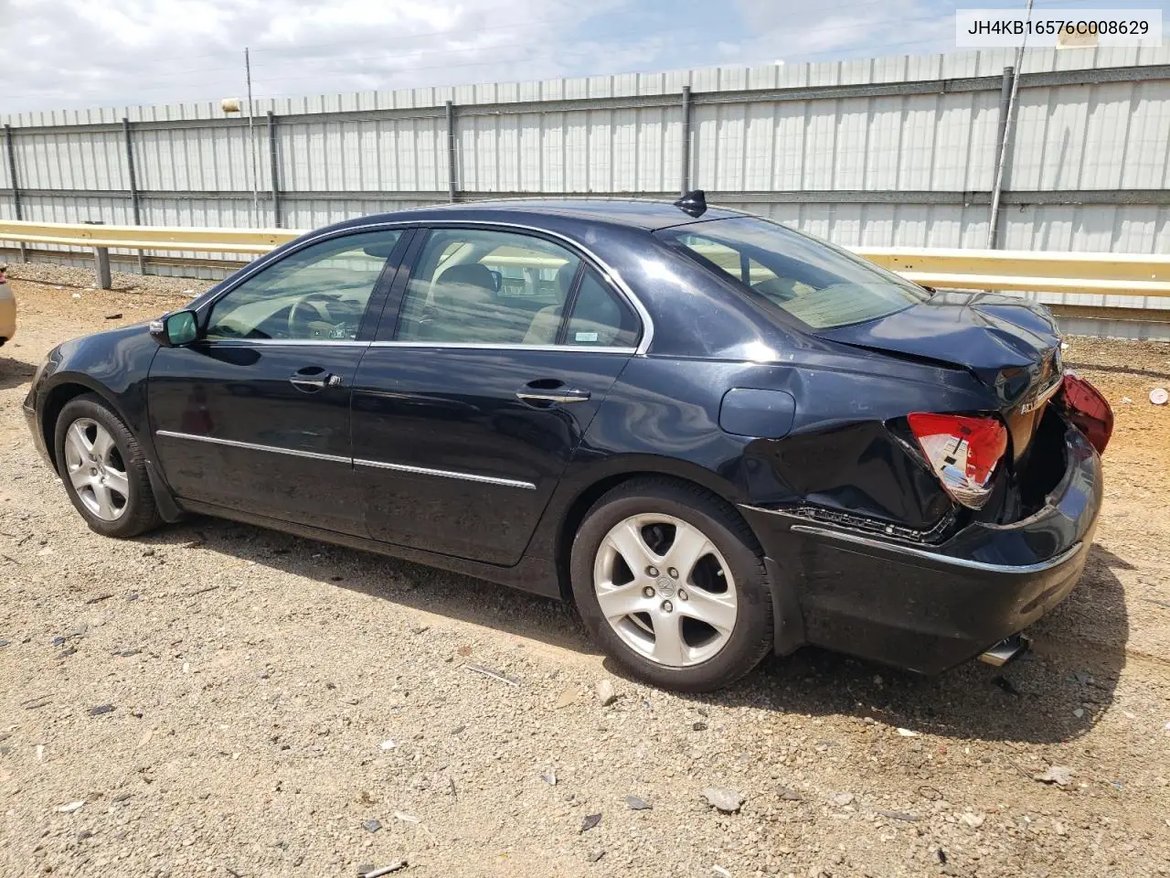 2006 Acura Rl VIN: JH4KB16576C008629 Lot: 65180525