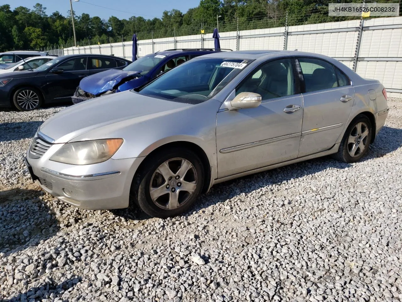 2006 Acura Rl VIN: JH4KB16526C008232 Lot: 66275704