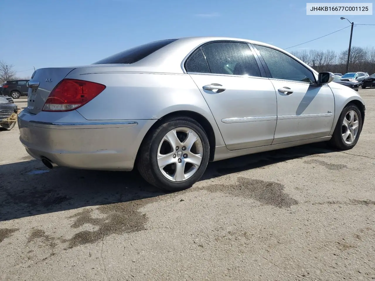 2007 Acura Rl VIN: JH4KB16677C001125 Lot: 46943485