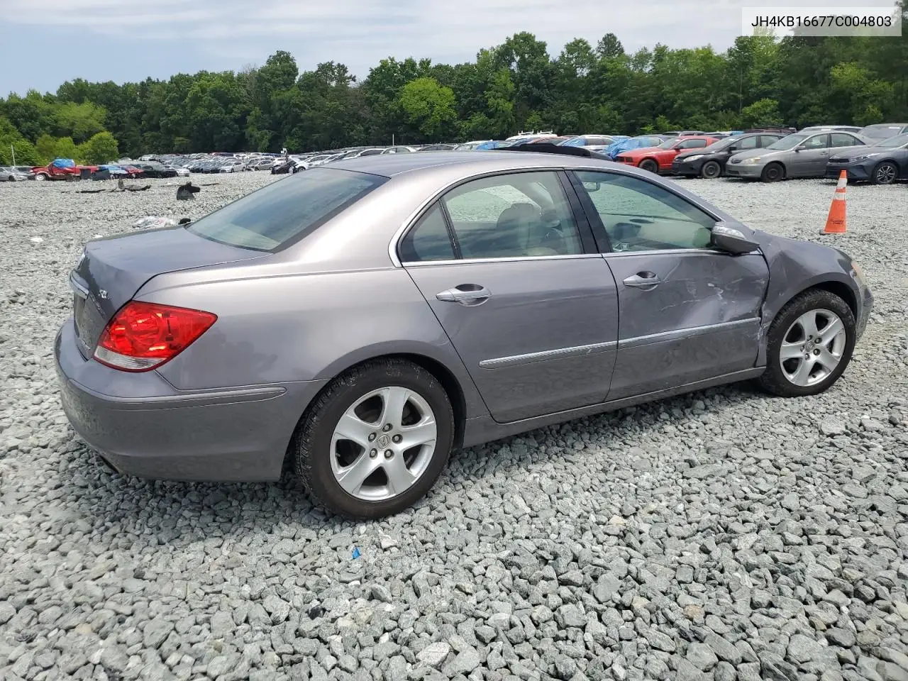 2007 Acura Rl VIN: JH4KB16677C004803 Lot: 59235075