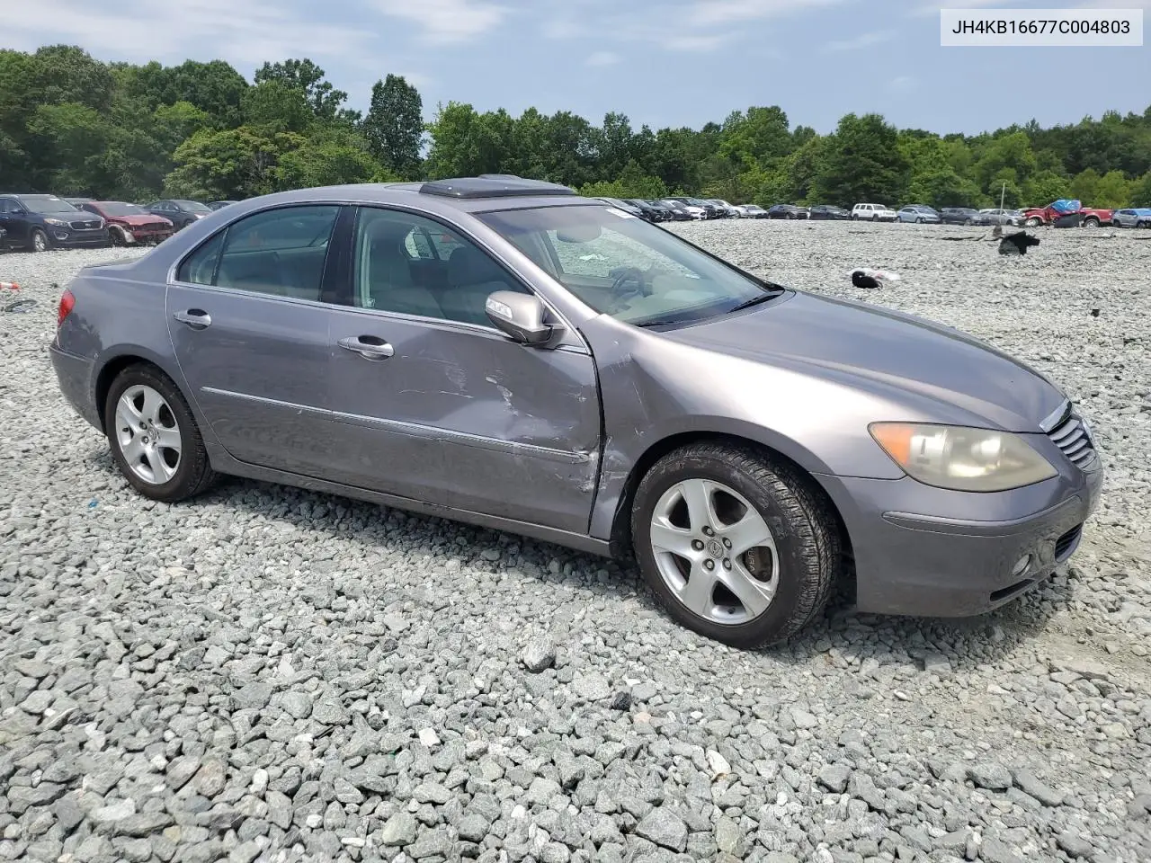 2007 Acura Rl VIN: JH4KB16677C004803 Lot: 59235075