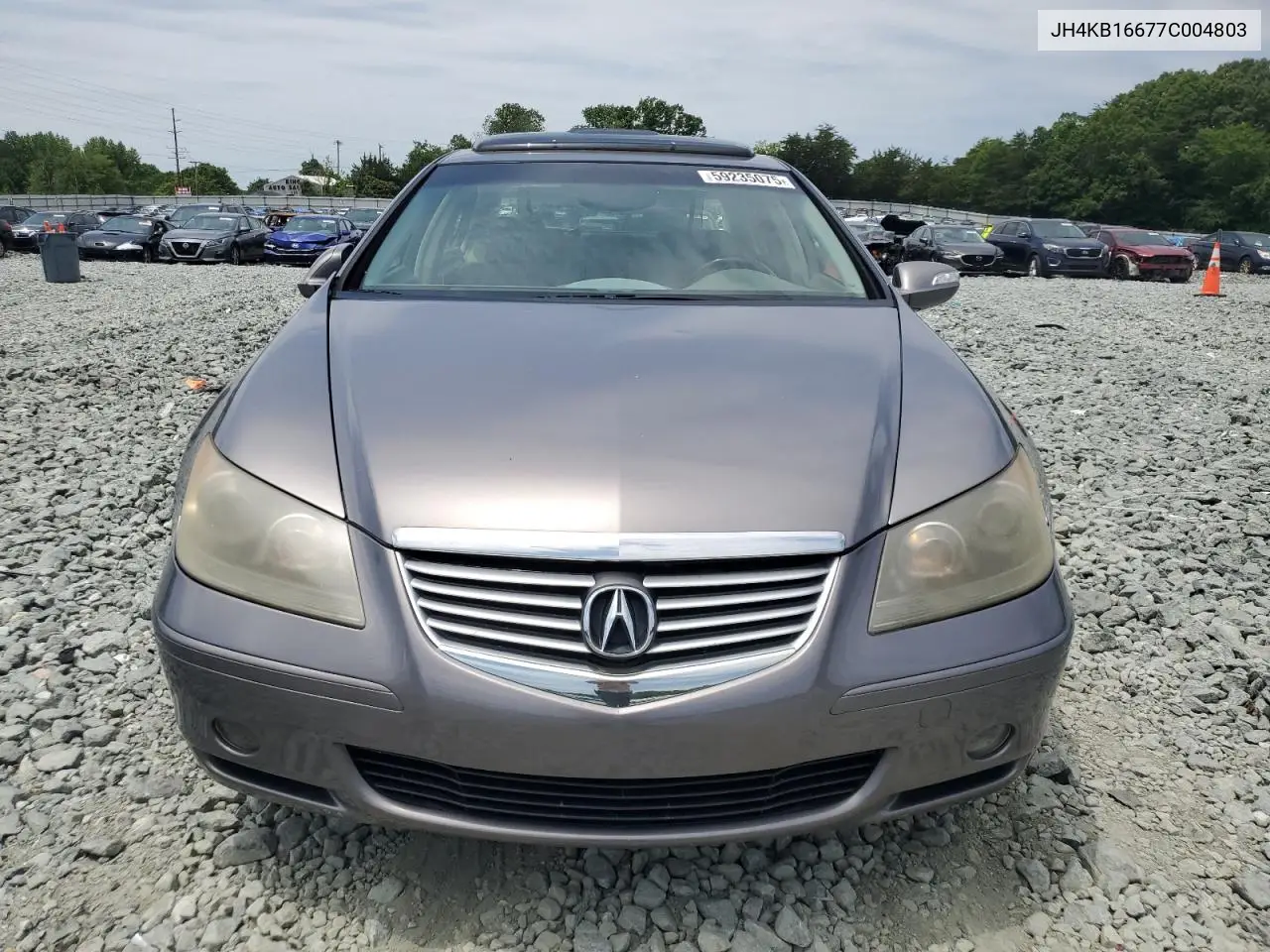 2007 Acura Rl VIN: JH4KB16677C004803 Lot: 59235075