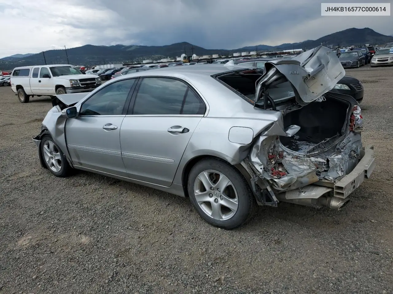 2007 Acura Rl VIN: JH4KB16577C000614 Lot: 60566645
