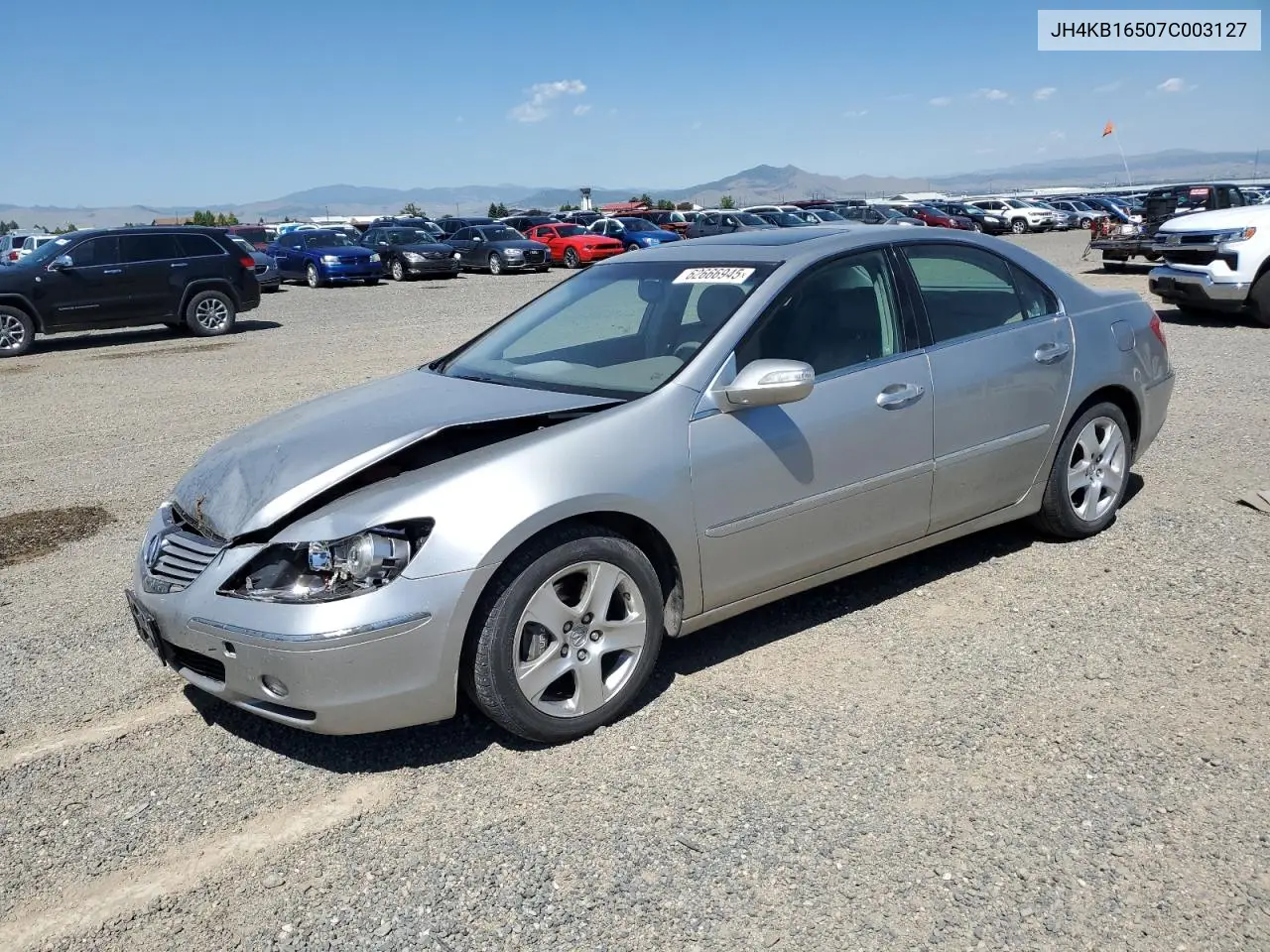 2007 Acura Rl VIN: JH4KB16507C003127 Lot: 62666945