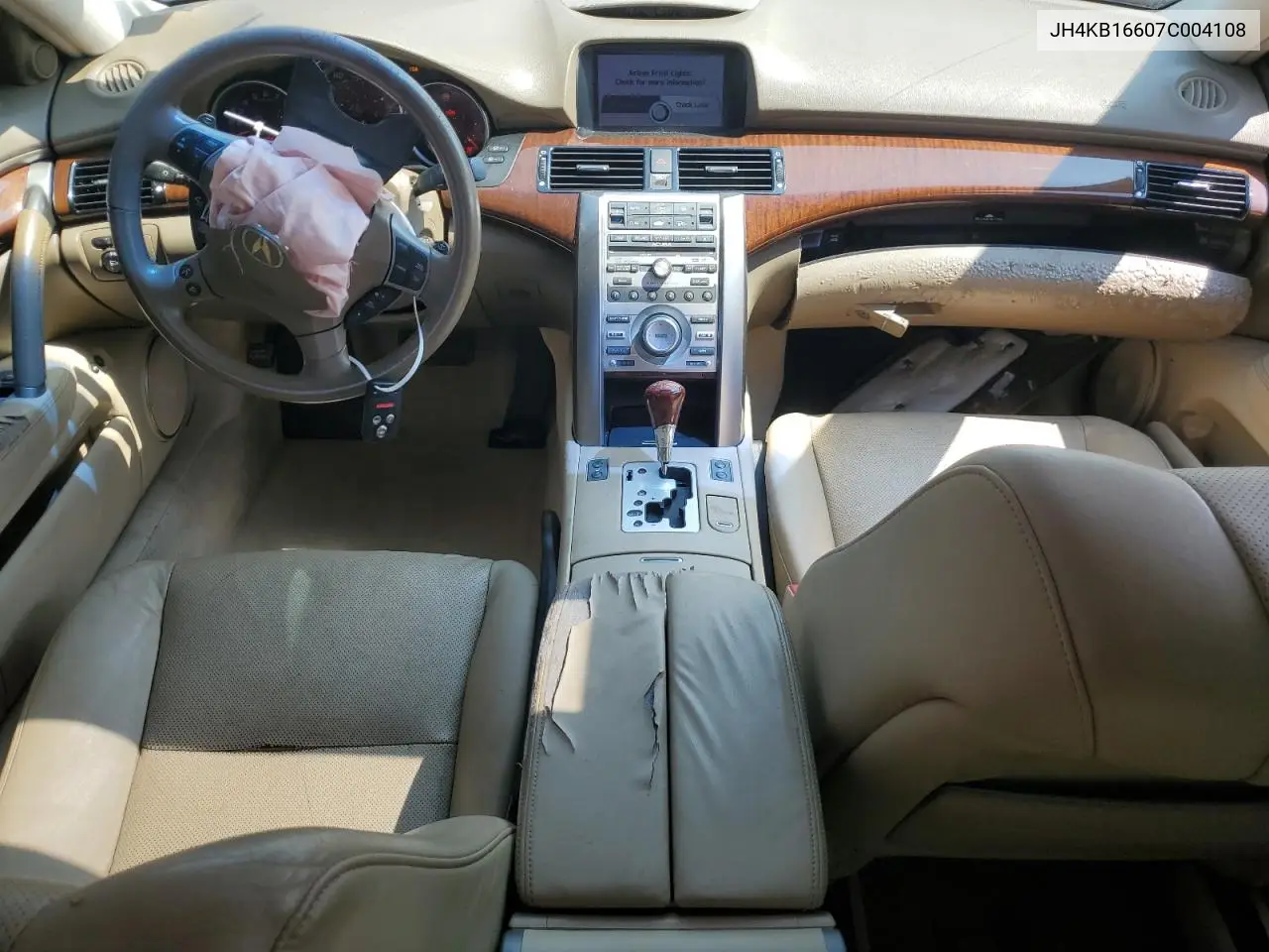 2007 Acura Rl VIN: JH4KB16607C004108 Lot: 65635215