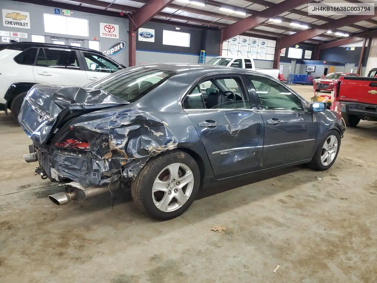 2008 Acura Rl VIN: JH4KB16638C003794 Lot: 47169085