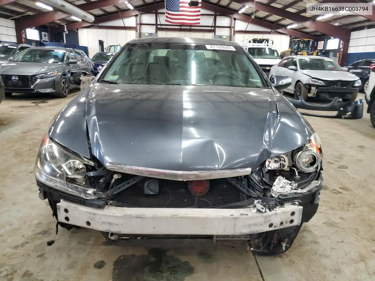 2008 Acura Rl VIN: JH4KB16638C003794 Lot: 47169085