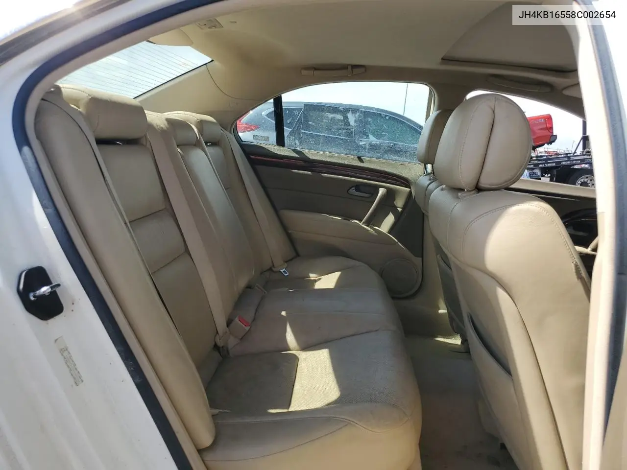 2008 Acura Rl VIN: JH4KB16558C002654 Lot: 50778375