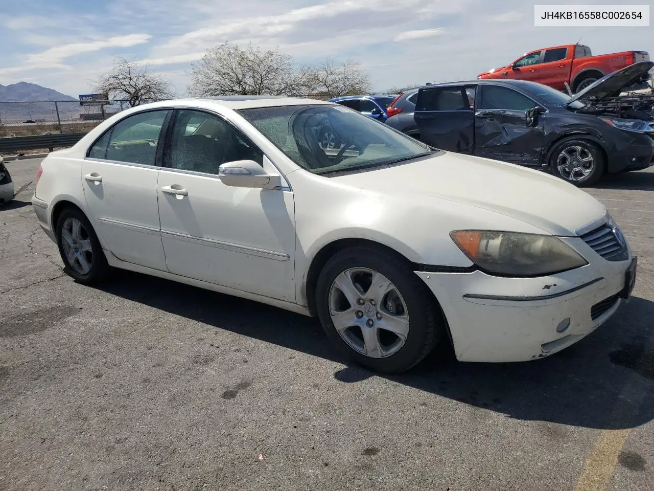 2008 Acura Rl VIN: JH4KB16558C002654 Lot: 50778375