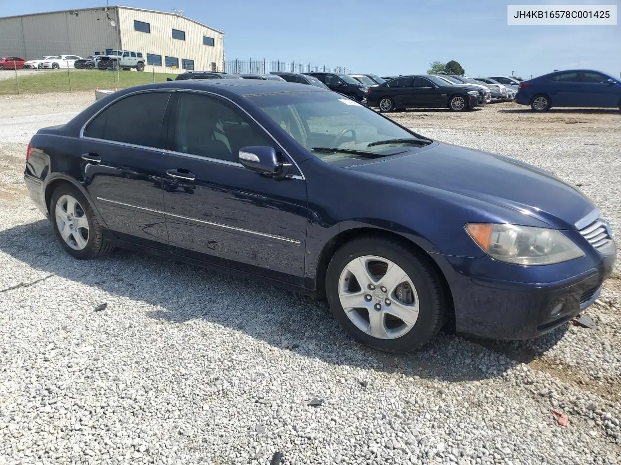 2008 Acura Rl VIN: JH4KB16578C001425 Lot: 51024945